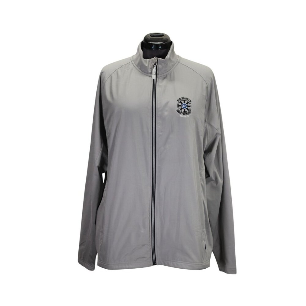 Cutter & Buck NWT Adapt Eco Jacket Men’s Size XL Gray Full Zip Recycled Hybrid